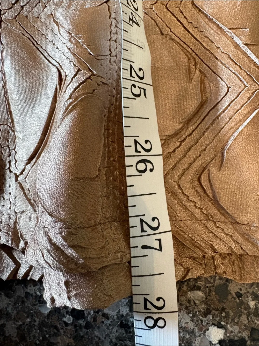 Rich Radi Q’s New York Gold Micro Pleated Co-ordTop Skirt Diamond Texture Glam